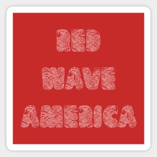 Red Wave America Magnet